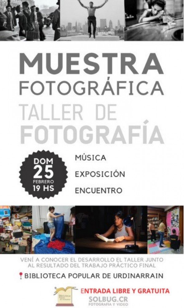 Muestra Fotográfica en la Biblioteca Popular Urdinarrain