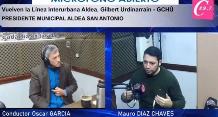 El Intendente Municipal de Aldea San Antonio en Radio Cristal