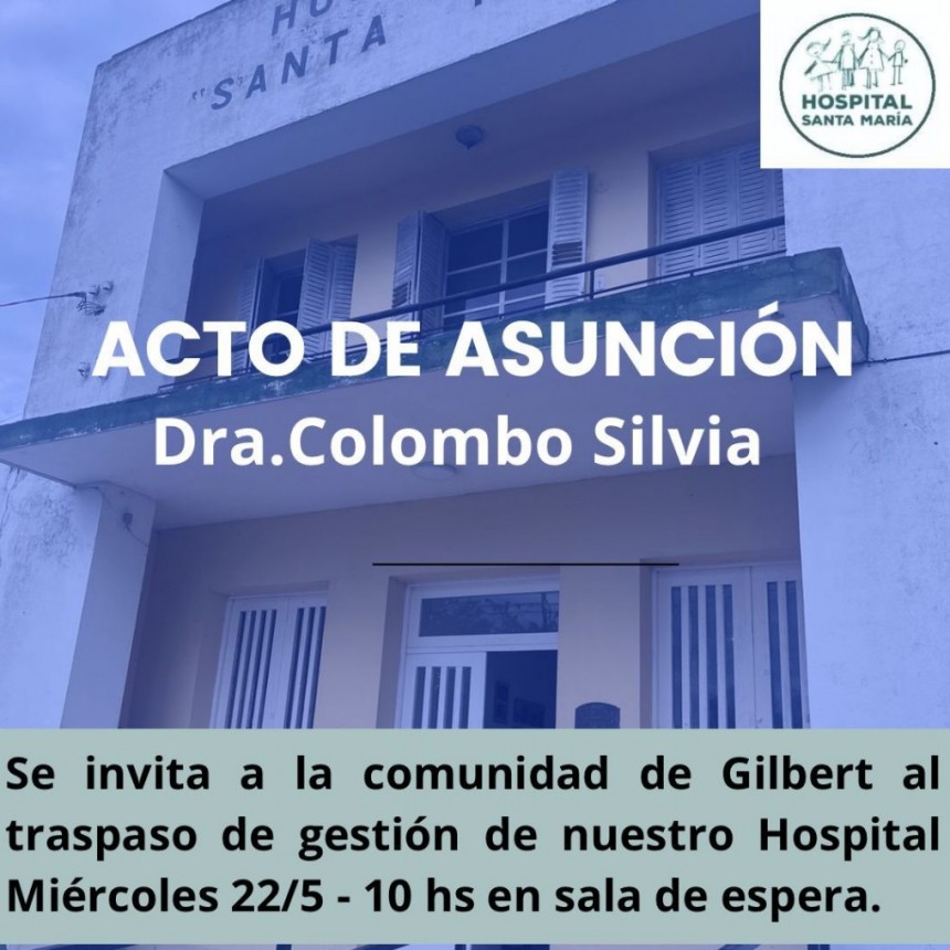 Este miércoles asume la nueva Directora al Hospital de Gilbert