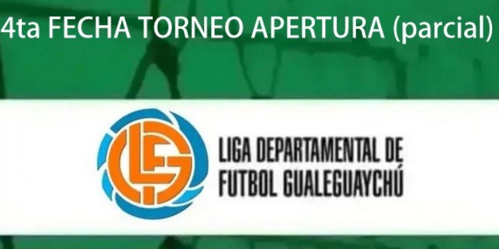 4ta Fecha  Futbol Local - Ganó Juventud Urdinarrain