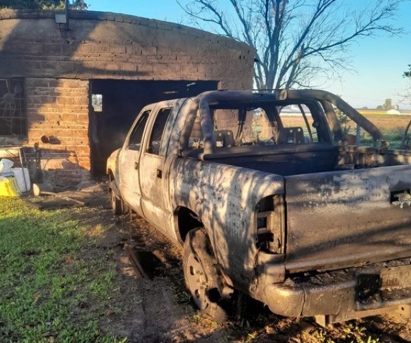 Este Lunes se produjo  un incendio en Aldea Sanm Antonio