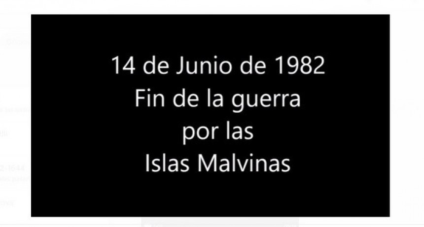 14 de Junio de 1982 Fin de la Guerra de Malvinas