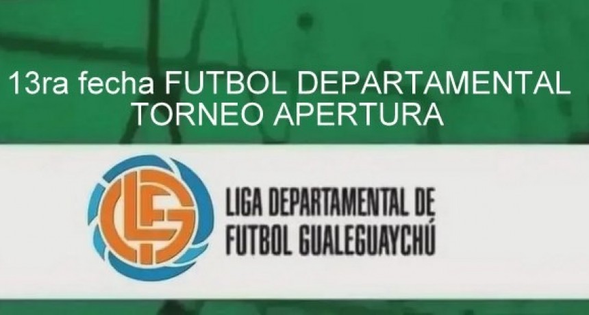 SABADO; C.LARROQUE vs DEPORTIVO - DOMINGO JUVENTUD URD vs C.ENTRERRIANO