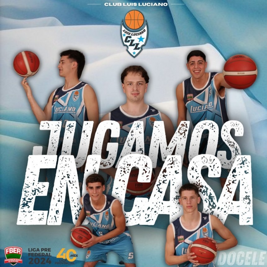 Este Sábado BASQUET PRE FEDERAL - LUCIANO RECIBE A REGATAS DE C. DEL U.