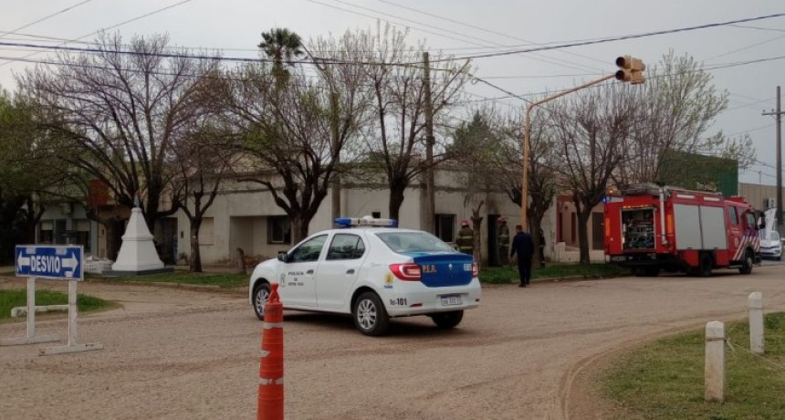 Incendio en una vivienda de Urdinarrain