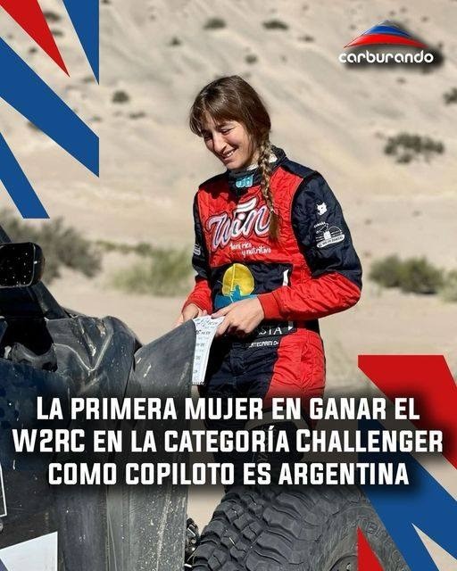 Valeria Pertegarini, primera mujer en ganar un campeonato mundial de rally