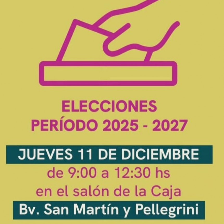 Este Jueves 11 Elecciones para el Directorio de la Caja de Jubilaciones y Pensiones Municipal