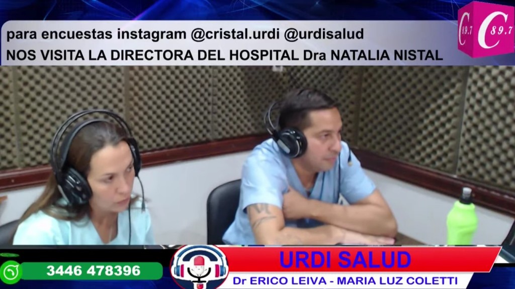 URDI SALUD, nuevo programa en Radio Cristal