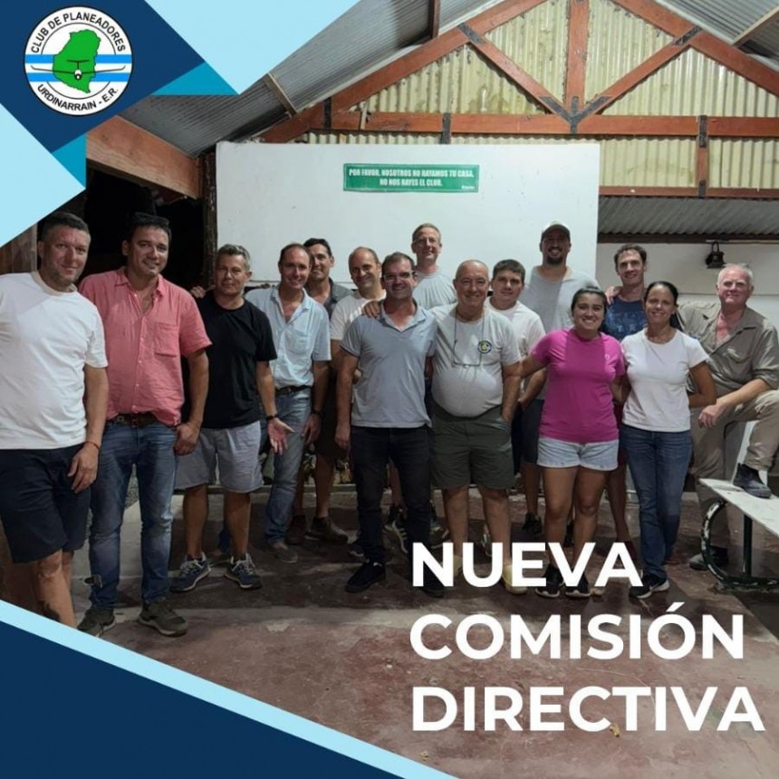 El CLUB PLANEADORES URDINARRAIN renovó autoridades
