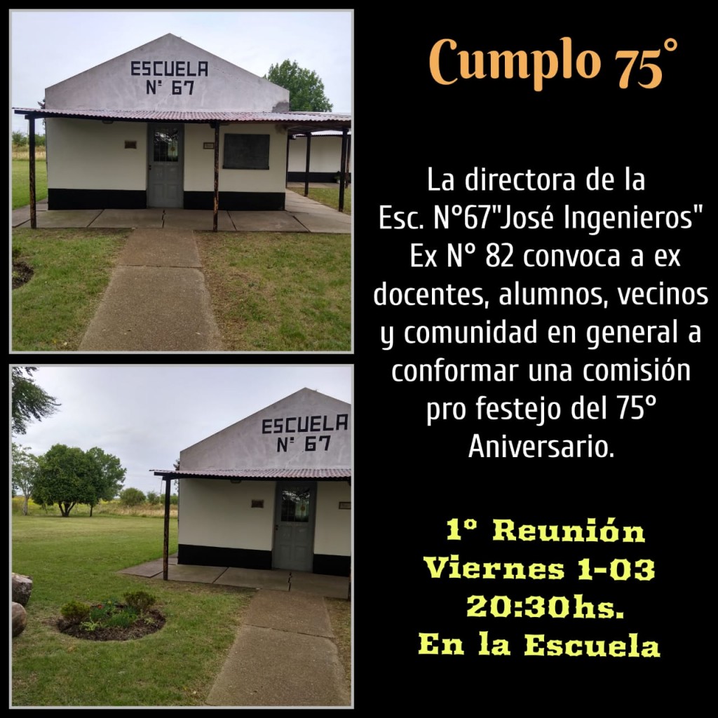 75º Aniversario de la Escuela 67 Costa San Antonio