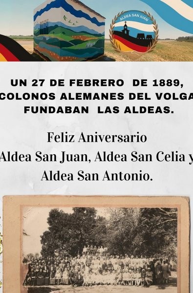 Comuna Aldea San Juan - Las Aldeas festejan sus 135 años