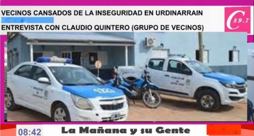 Vecinos se auto convocaron cansados de la inseguridad