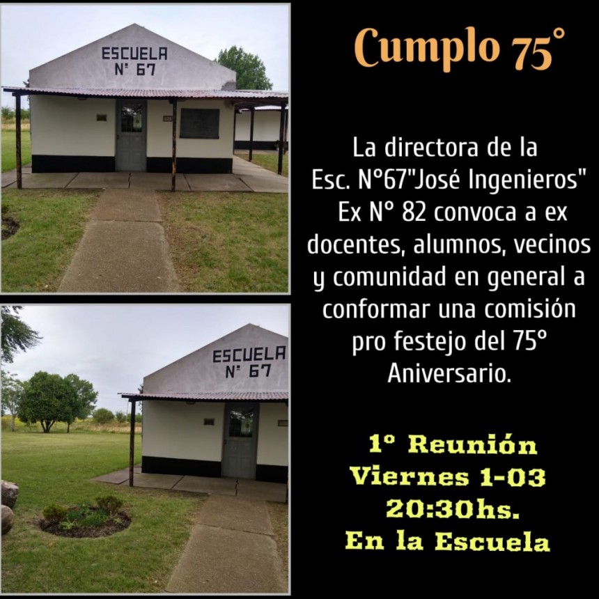 75º Aniversario de la Escuela 67 Costa San Antonio