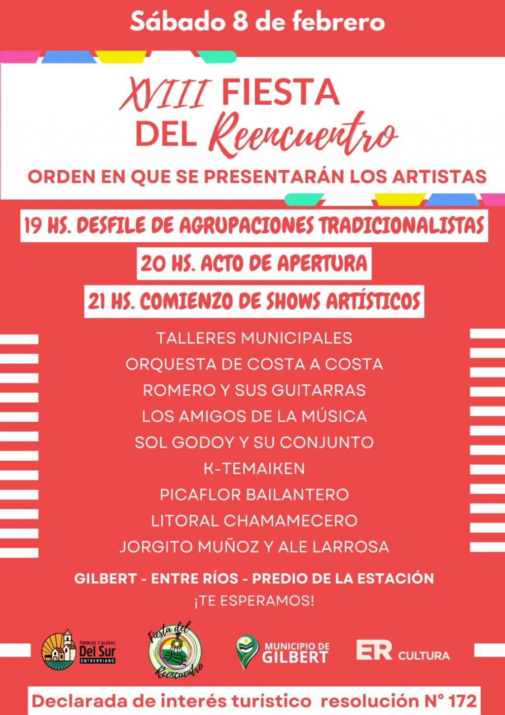 Este Sábado: 18º FIESTA DEL REEENCUENTRO EN GILBERT