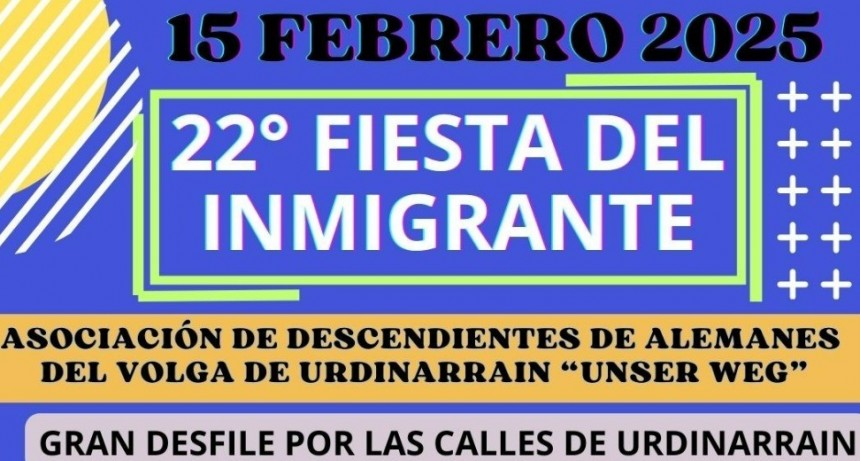 SE VIENE... La 22º FIESTA DEL INMIGRANTE A URDINARRAIN