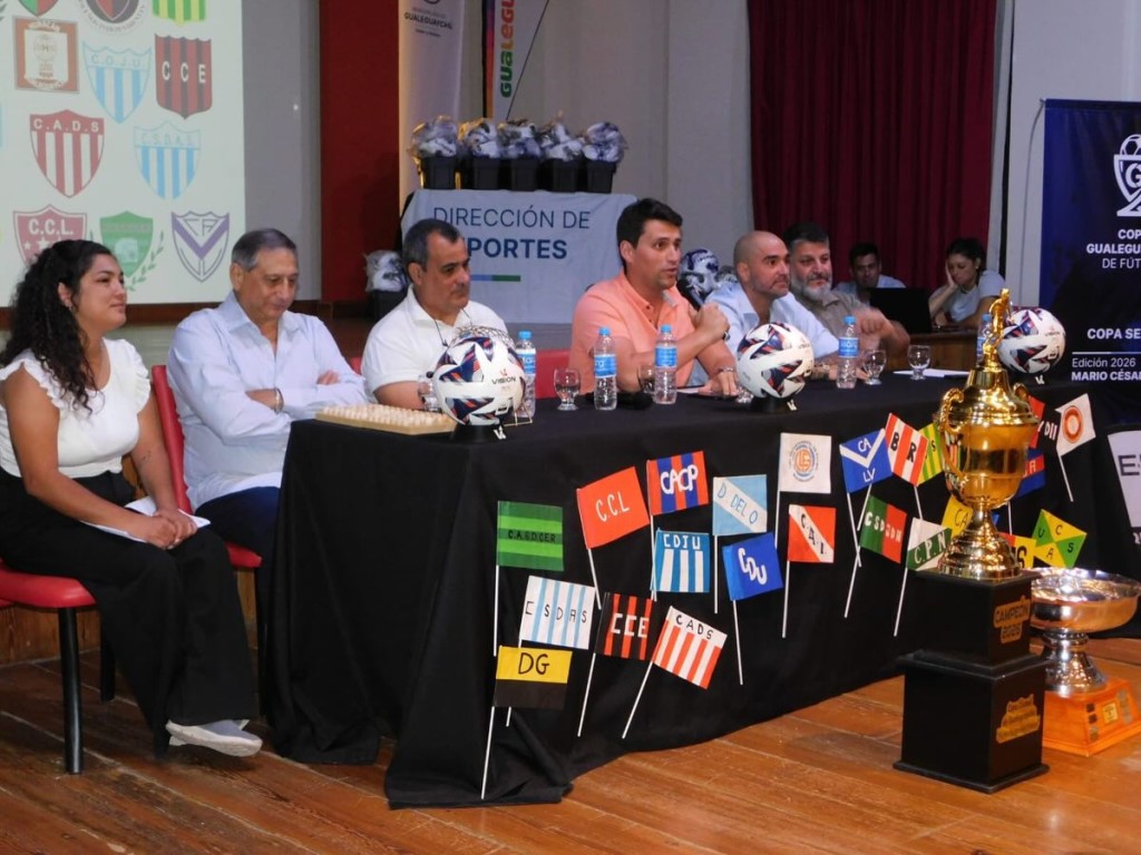 FUTBOL: Presentación oficial de la Copa Gualeguaychú 2026