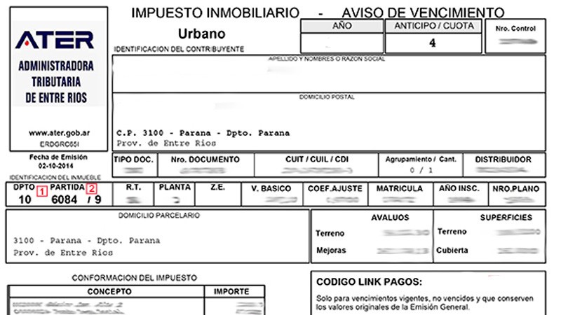 Este Miercoles y Jueves VENCE EL IMPUESTO INMOBILIARIO PROVINCIAL