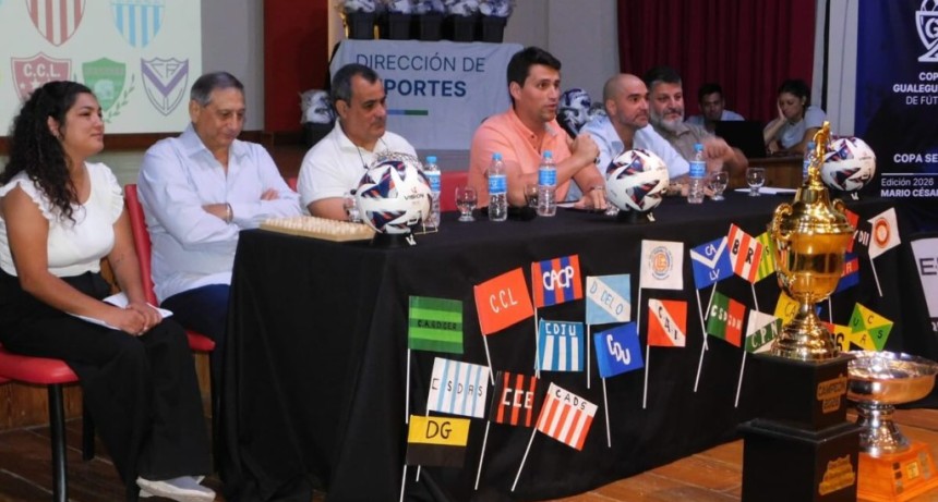 FUTBOL: Presentación oficial de la Copa Gualeguaychú 2026