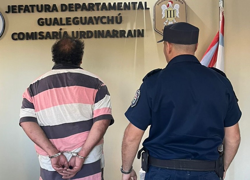 Urdinarrain: detenido por desobediencia judicial y amenazas