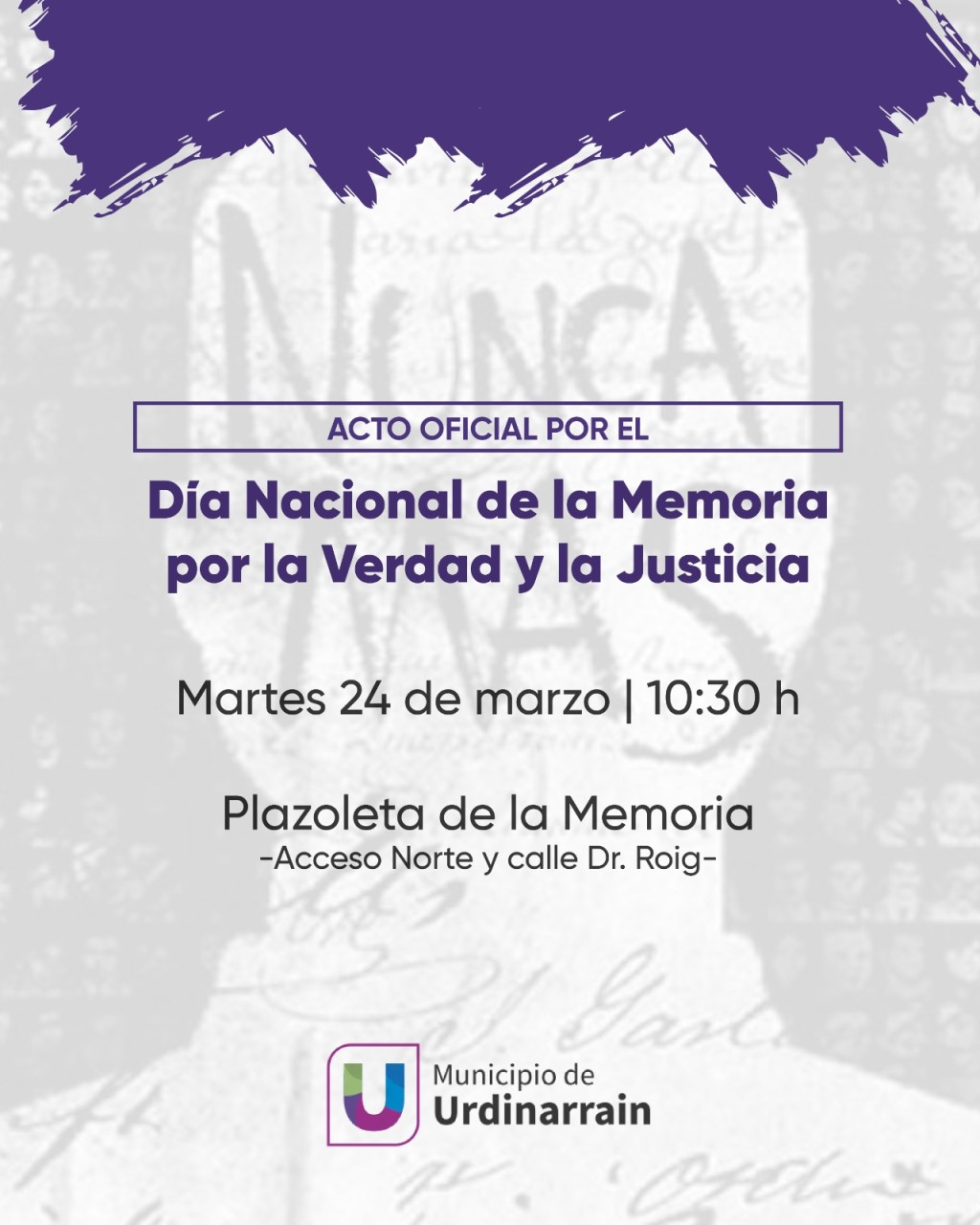 24 de Marzo | Acto por el D&iacute;a Nacional de la Memoria por la Verdad y la Justicia