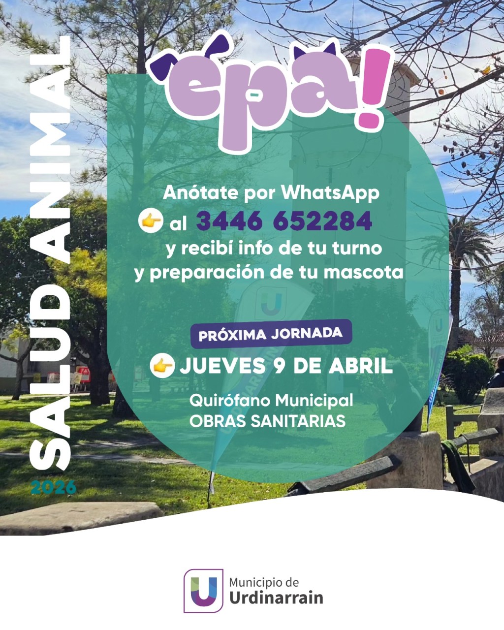 Castraciones | El 9 de Abril se realiza la Pr&oacute;xima