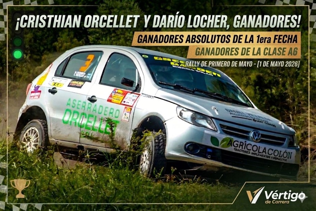 Orcellet / Locker mandaron en el inicio del Rally Entrerriano