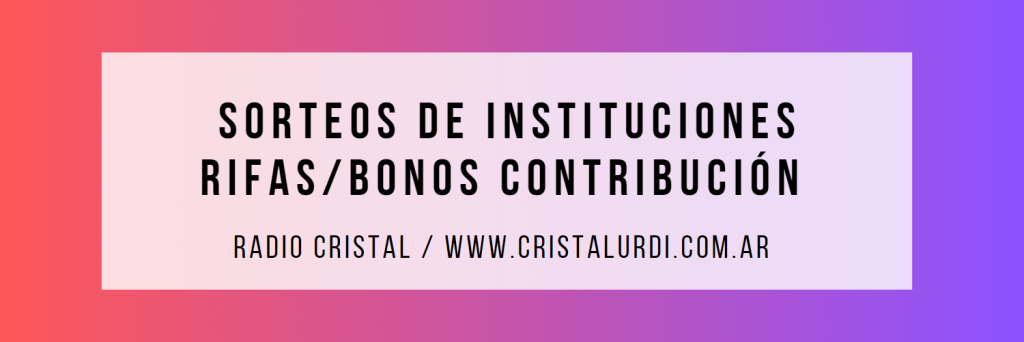 RESULTADOS SORTEOS BONO CONTRIBUCI&Oacute;N  DE LAS INSTITUCIONES