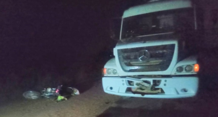 ACCIDENTE VIAL EN RUTA 51 CON UN MOTICICLISTA LESIONADO 