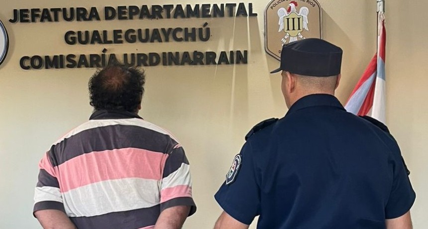 Urdinarrain: detenido por desobediencia judicial y amenazas