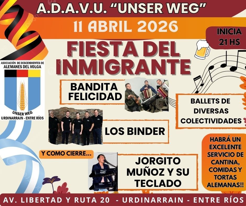 ESTE S&Aacute;BADO EN URDINARRAIN VIVE LA GRAN FIESTA DEL INMIGRANTE !