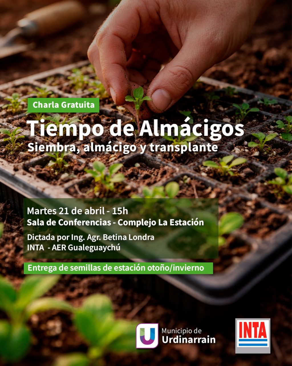 Este Martes 21 se dictar&aacute; una Charla gratuita sobre alm&aacute;cigos