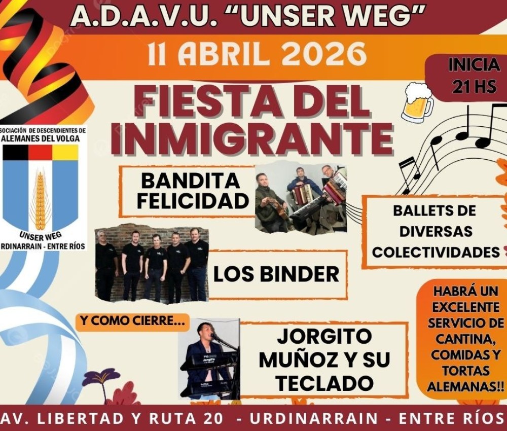 ESTE S&Aacute;BADO EN URDINARRAIN VIVE LA GRAN FIESTA DEL INMIGRANTE !
