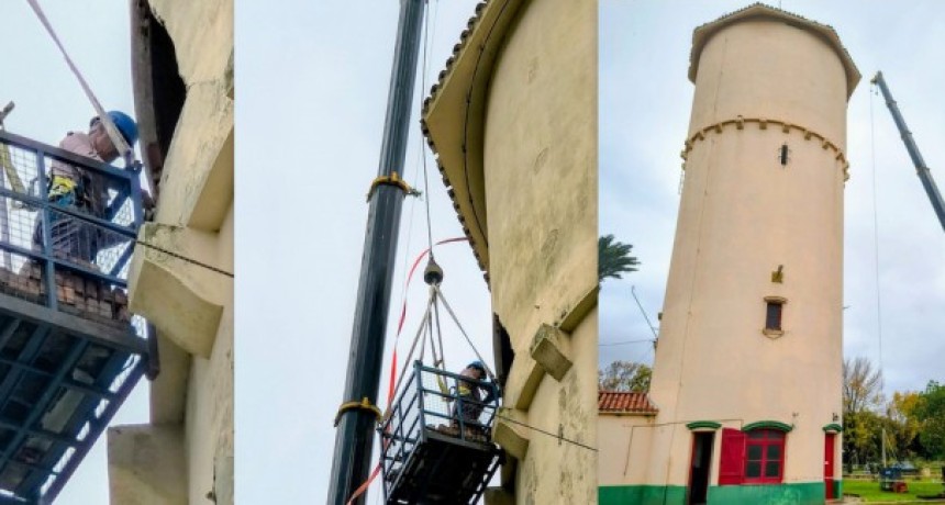 Repararon el Tanque de Agua de Obras Sanitarias