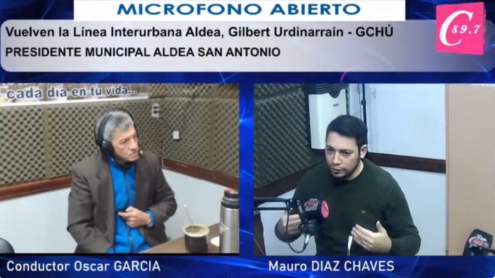El Intendente Municipal de Aldea San Antonio en Radio Cristal