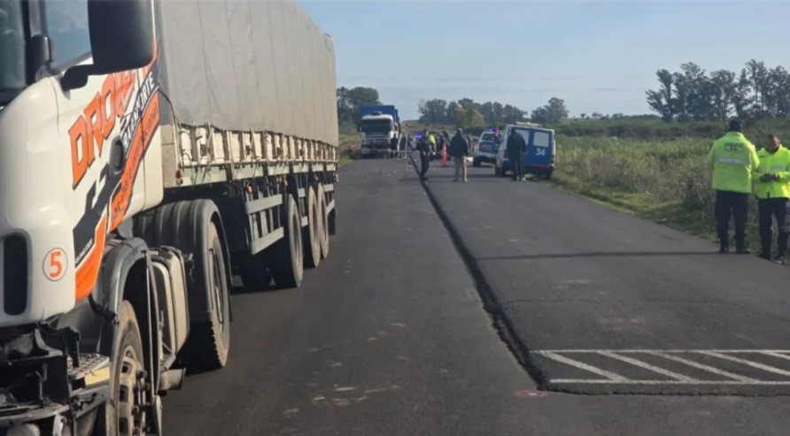 Un motociclista murió en un choque en la ruta 20 a metros del Puente Gualeyan