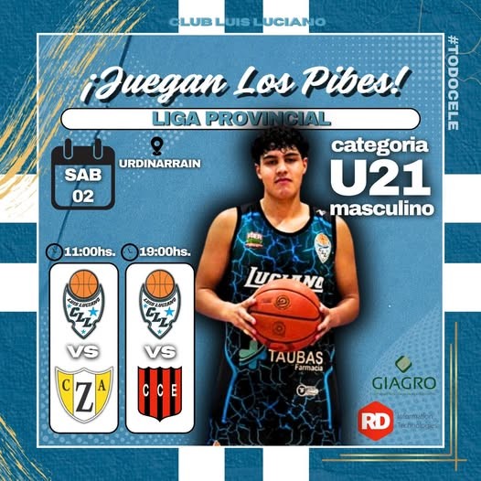ESTE S&Aacute;BADO BASQUET DE PRIMERA EN LUIS LUCIANO