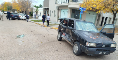Triple Choque en pleno centro de Urdinarrain. Una menor result&oacute; lesionada
