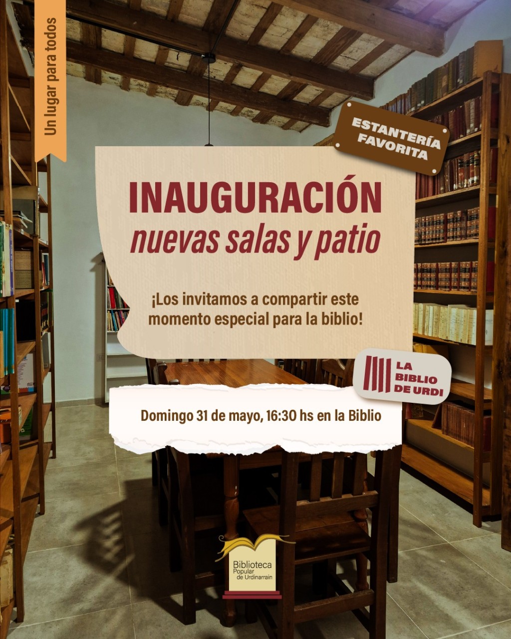La Biblioteca Popula Urdinarrain sigue creciendo !