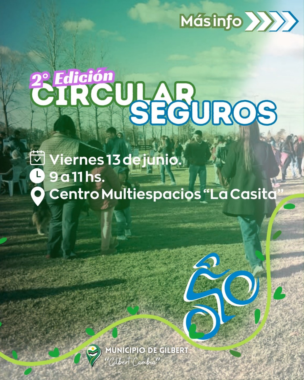 EN GILBERT: ¡𝗧𝗲 𝗶𝗻𝘃𝗶𝘁𝗮𝗺𝗼𝘀 𝗮 𝗹𝗮 𝟮.ª 𝗲𝗱𝗶𝗰𝗶𝗼́𝗻 𝗱𝗲 𝗖𝗜𝗥𝗖𝗨𝗟𝗔𝗥 𝗦𝗘𝗚𝗨𝗥𝗢𝗦! 