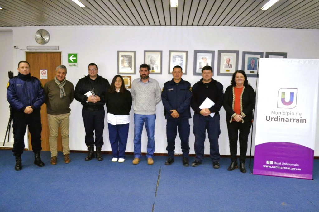 Presentaron las nuevas autoridades de Defensa Civil Urdinarrain