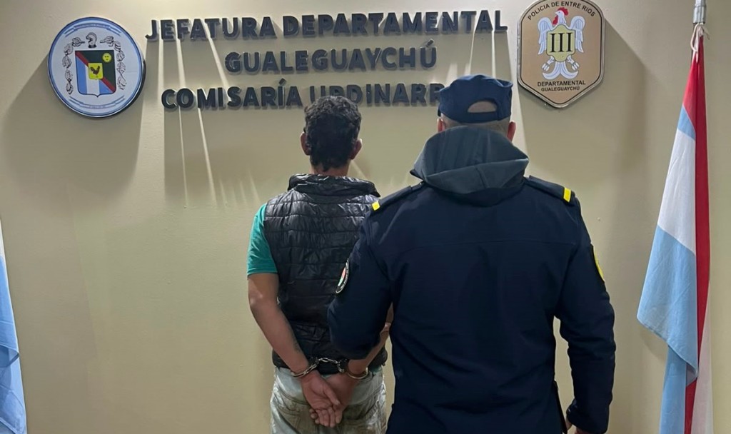 Aprehendido por desobediencia judicial, resistencia a la autoridad y maniobras peligrosas en Urdinarrain