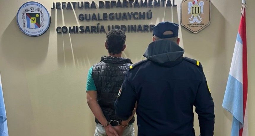 Aprehendido por desobediencia judicial, resistencia a la autoridad y maniobras peligrosas en Urdinarrain