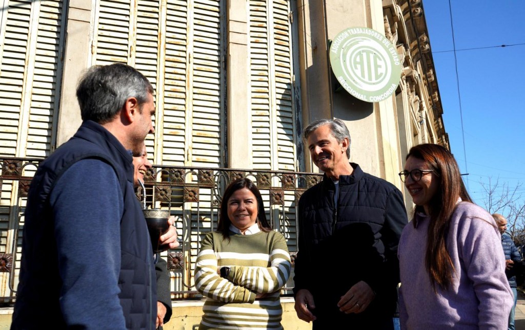 Michel y Bahl en Concordia, recorrida, apoyos y organización