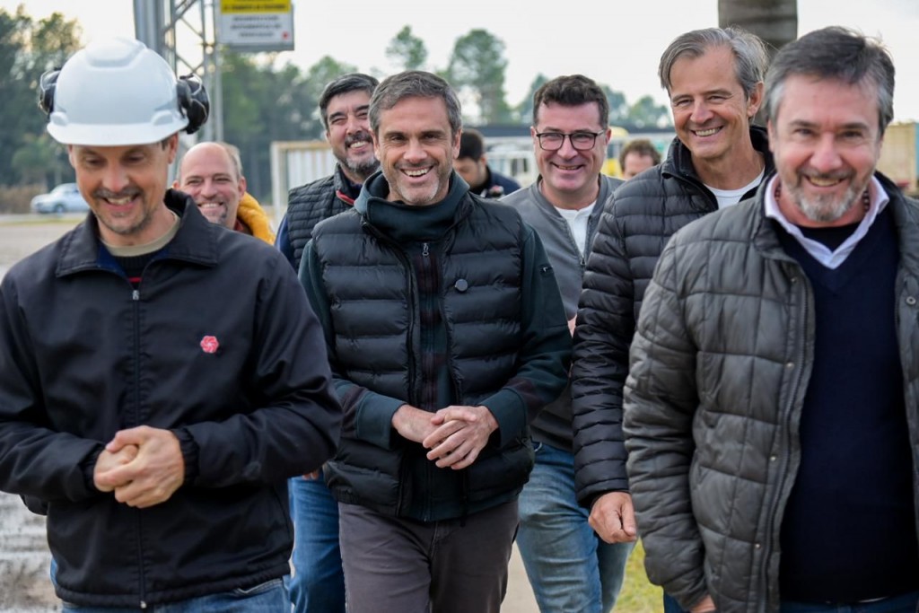 Michel y Bahl visitaron el parque industrial de Villaguay y reafirmaron su compromiso con el sector productivo