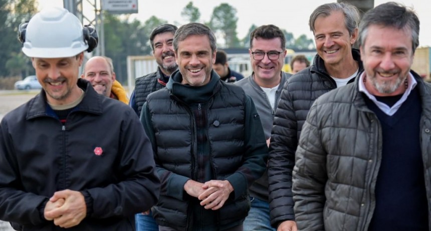 Michel y Bahl visitaron el parque industrial de Villaguay y reafirmaron su compromiso con el sector productivo