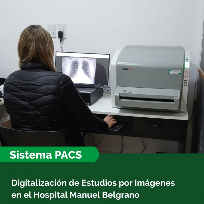 Digitalización de Estudios por Imágenes en el Hospital Manuel Belgrano