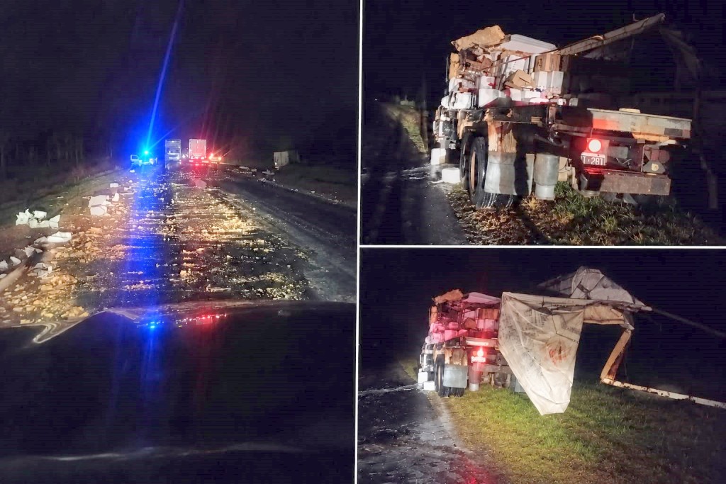 CHOQUE DE CAMIONES EN RUTA 39 - ZONA BASAVILBASO