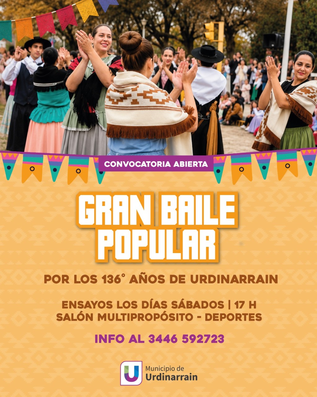 Baile Popular por el Aniversario de Urdinarrain