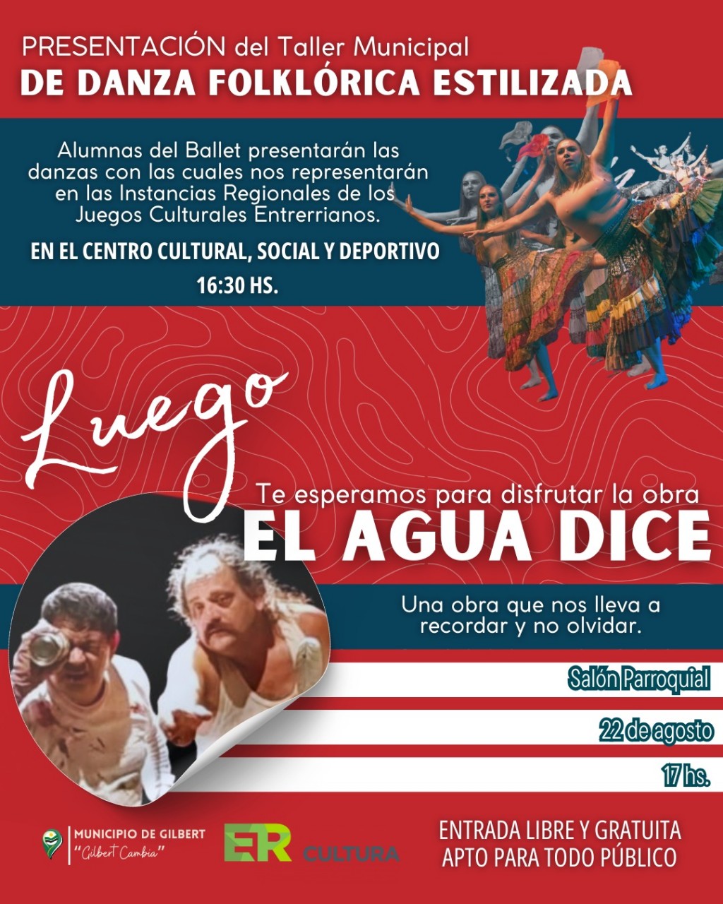 GILBERT. Obra de Teatro y Danza en un mismo dia y lugar