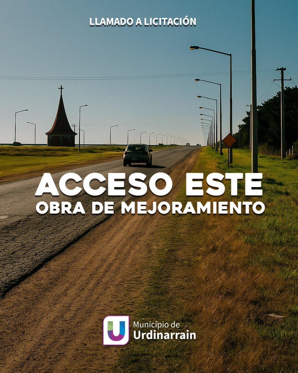Llamado a licitación para el mejoramiento de Acceso Este / Parque Industrial